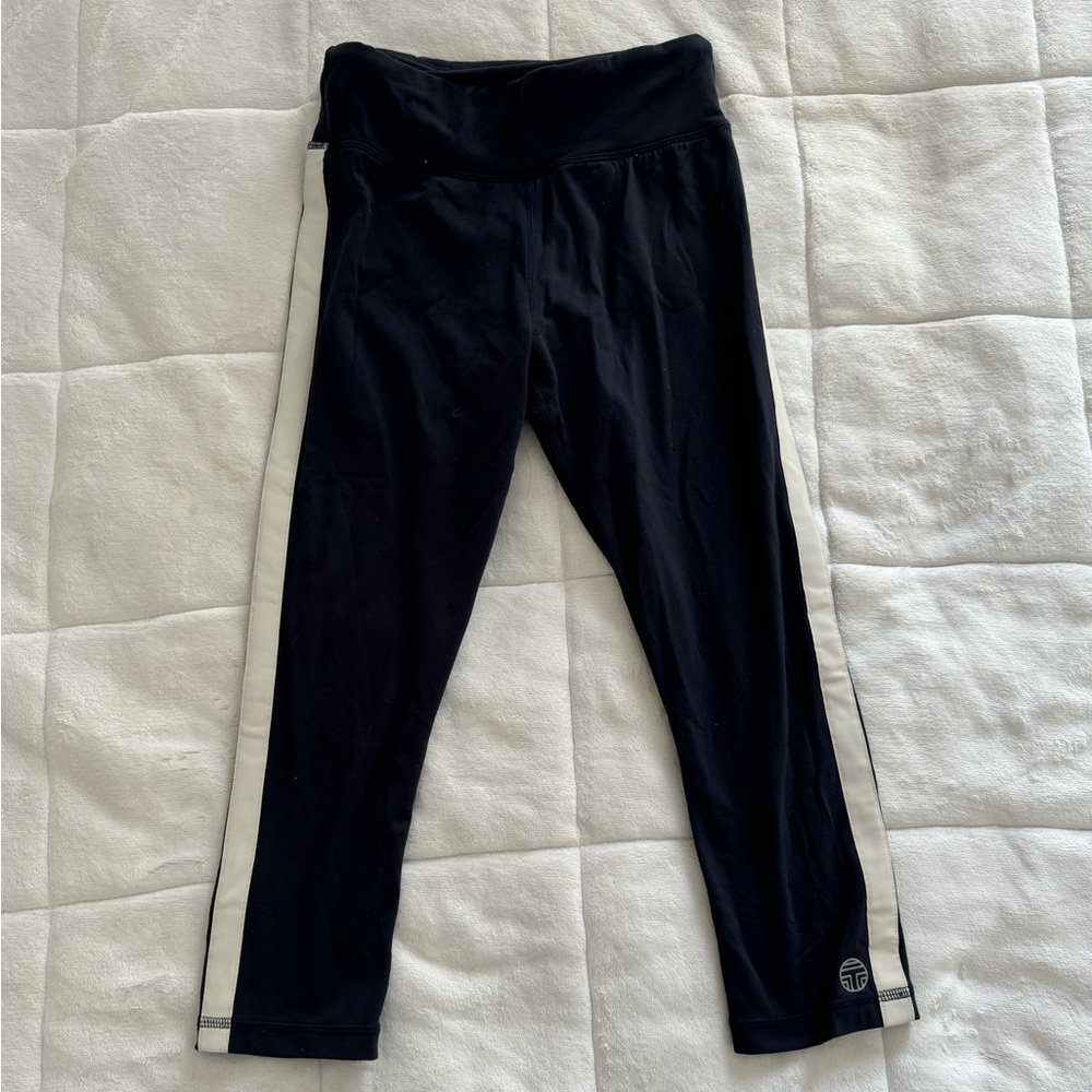 Tory Sport Navy Cropped /Short/ Capri Leggings